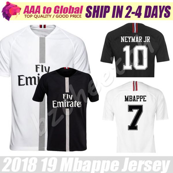 

Champion league mbappe neymar jr football jer ey 2019 maillot de foot chandal di maria cavani verratti oocer wear jer ey