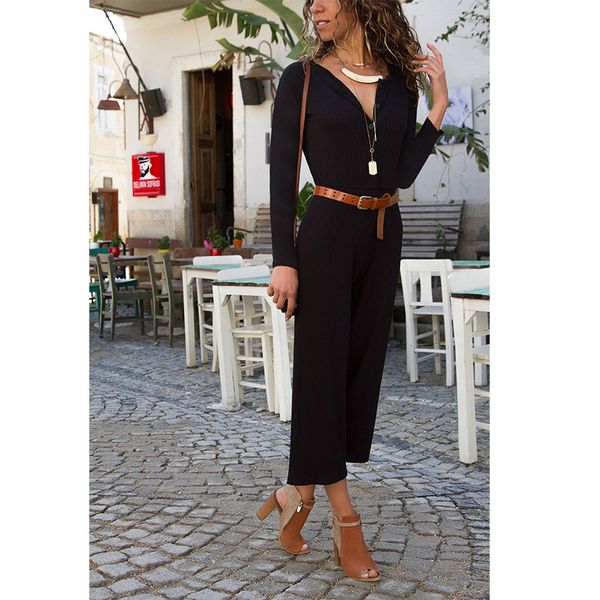 

women ladies party jumpsuit romper long trousers pants clubwear, Black;white