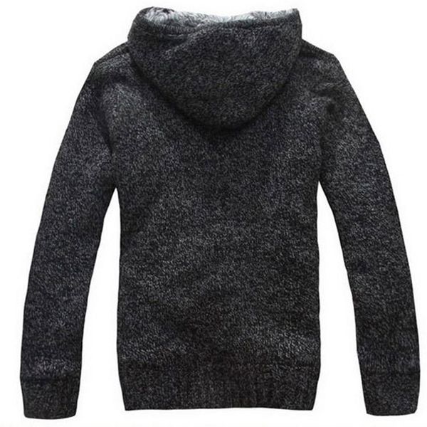 

Fashion Polyester Fur Inside Thick Autumn &Winter Warm Jackets Zipper Hoodies Hodded Men 'S Casual 5 Color Thick Hot Sale Sweatshirt
