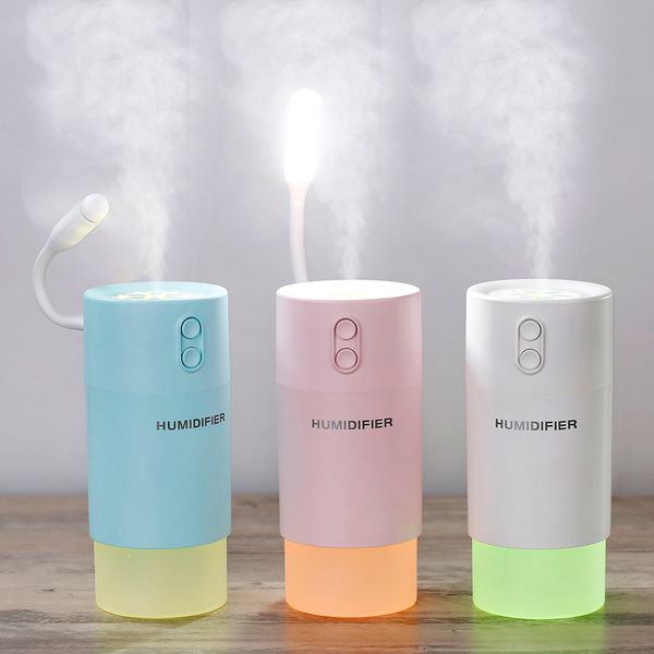 

new creative snowflake humidifier home deskthree in one silent mini usb humidifier for health care