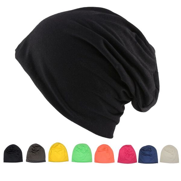 

hats skullie knit solid color hats men women beanies hedging cap soft knit cotton fabric caps bonnet slouch ski beanies