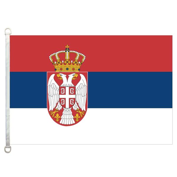 

serbia flag,90*150cm ,100% polyester, banner,digital printing