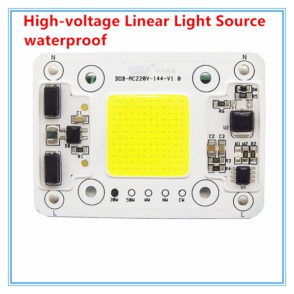 

high power cob led chip 50w ac110v 220v integrated beads smd for floodlight spotlight warm white cold white