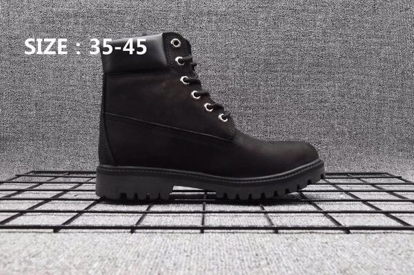 

classical martin boots genuine leather men women snow boots casual wholesale fashion brand shoe, Black