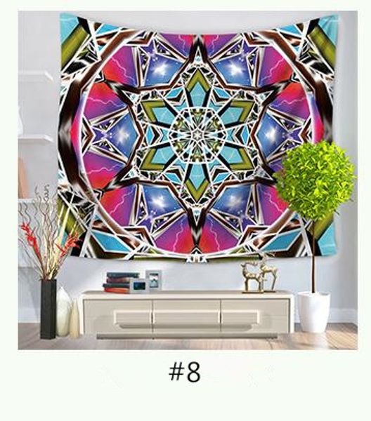 

colorful mandala tapestry wall hanging tapestry hippie tapestry for wall decoration beach towel yoga picnic mat sofa cover bedsheet myj 008