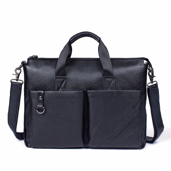 

briefcase for man cow leather men's briefcase satchel bags for men business fashion messenger bags lapbag