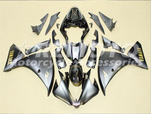 

3 gifts complete fairings for yamaha yzf 1000-yzf-r1-12-13-14 yzf-r1-2012-2013-2014 motorcycle full fairing kit matte black s4