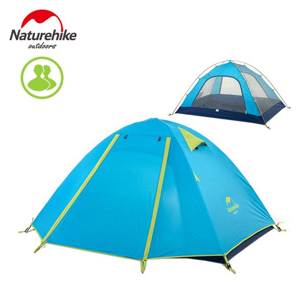 

naturehike 2 3 4 persons outdoor ultralight uv protection waterproof windproof double layer camping tent tents for family travel