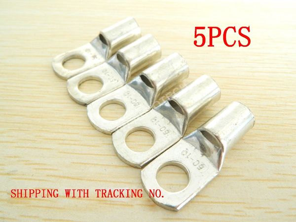 

5pcs sc50-10 tinned copper lug battery cable connector terminal 1-0 a.w.g / 1-0 gauge quick disconnect connector for high power
