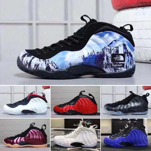 

2018 ba ketball hoe penny hardaway men port neaker foam one eggplant blue red men ba ket ball hoe comfort and upport