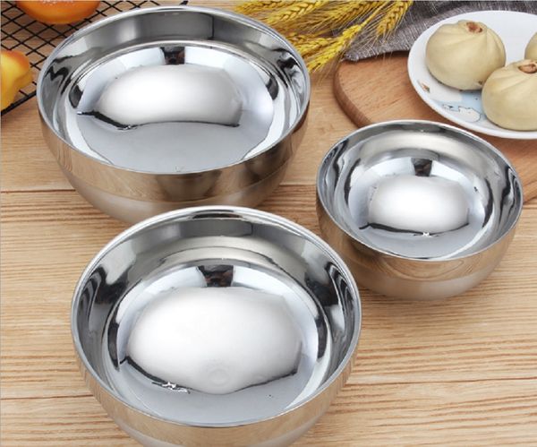 

stainless steel bowl set double-walled insulated