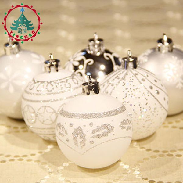 

inhoo 24pc multicolor theme pack ornaments for tree 6cm decor ball christmas tree ball bauble hanging xmas ornament home decor