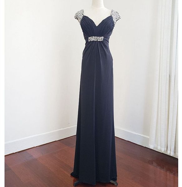 

beaded v neck long evening dresses with pleat 2019 black party dresses floor length prom gowns, Black;red