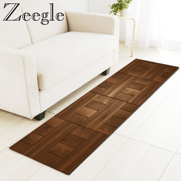 

zeegle doormat wood painting floor mat kitchen carpet anti-slip bedroom bedside mats carpets for living room home area rug