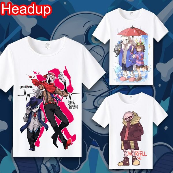 

23 styles game undertale girl boy kid child children t-shirt undertale sans tees shirt skull brother anime clothes, White;black