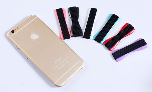 

elastic rope finger sling grip elastic band strap universal phone holder stand for mobile phones tablets 500pcs/lot