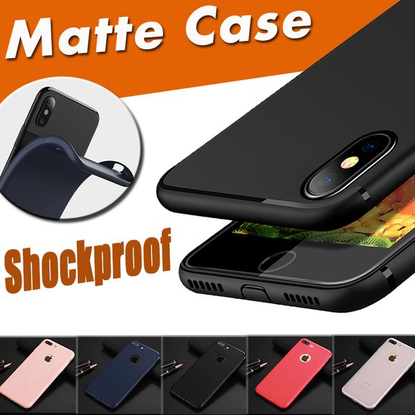 

Candy color olid hockproof oft tpu rubber gel ilicone ultra lim matte fro ted back cover ca e kin for iphone x max xr x 8 7 plu 6 6