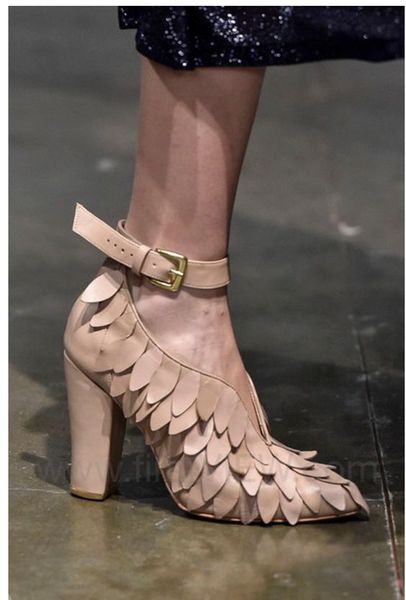

new high ende custom genuine leather shallow mouth high heel leaves tassel boutique performance fashion magazine street women's shoes, Black