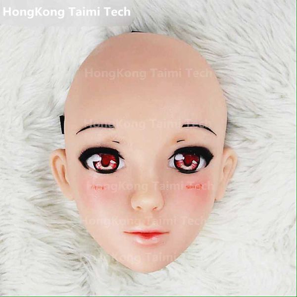

japan anime girl cartoon animation characters human face cosplay mask lovely masks silicone image 3d cute cartoon characters