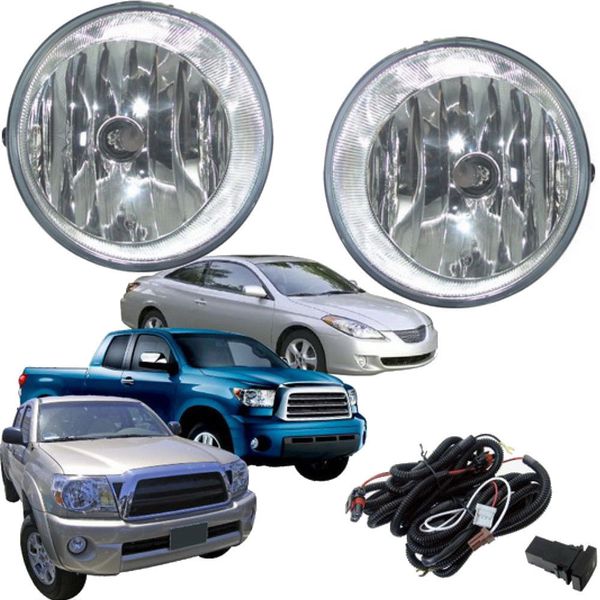 

автомобиль противотуманные фары для toyota tacoma 2006-2008 / 2011 передние противотуманные фары бампер лампы kit переключатель подключения