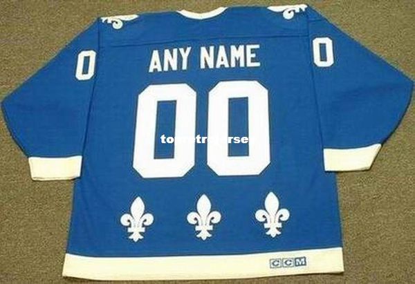 

wholesale mens quebec nordiques 1980's ccm vintage away "wholesaleized" retro hockey jersey, Black;red