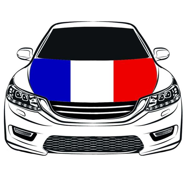 

the world cup football france flag car hood cover 3.3x5ft 100% polyester,engine flag,elastic fabrics can be washed