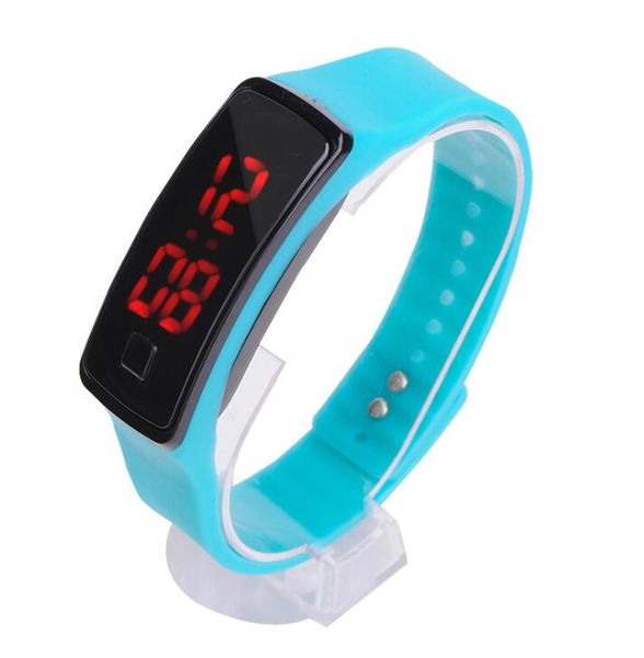 

New Fashion Sport LED Watches Candy Jelly men women Silicone Rubber Touch Screen Digital Watches Bracelet Wrist watch 2018 good