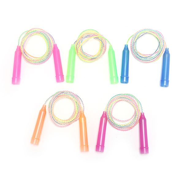 

1pc color random soft pvc skip rope for kids fast skipping jumping rope portable kids jump crossfit fitness sports training