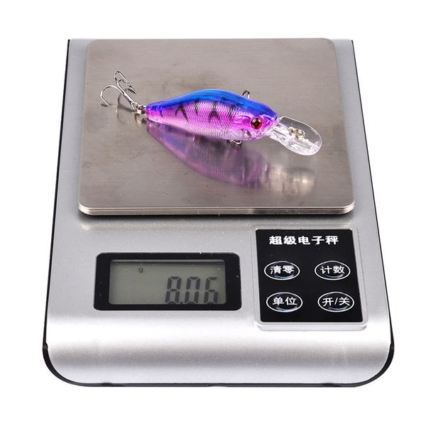 

small size 7cm 8g river bass fsihing lure fresh water fishbaithook with 3d eyes 8g 7cm blackfish crankbait fishhooks