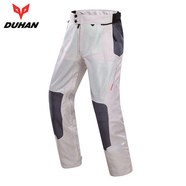 

duhan motorcycle pants men motocross pants motorcycle motorbike breathable mesh motor trousers protector for spring summer