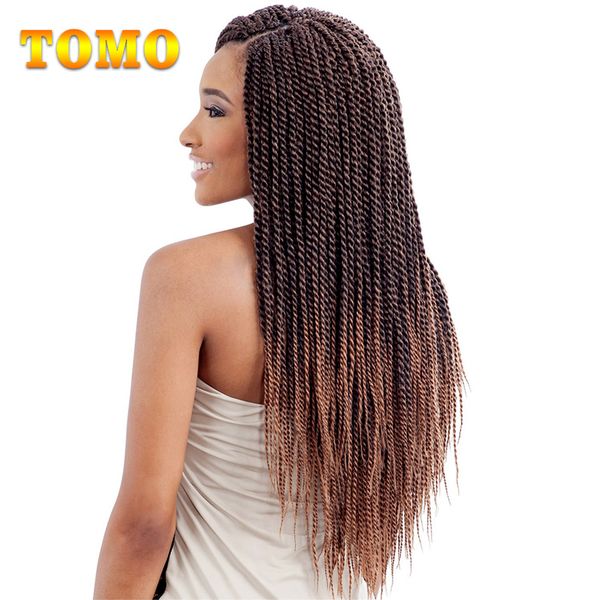 2020 Crochet Senegalese Twist Braids Hair 30 Roots Pack Synthetic