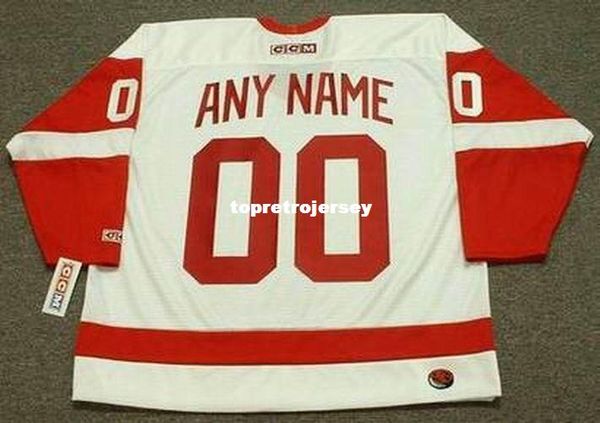 

wholesale mens detroit red wings 1990's ccm home "wholesaleized" retro hockey jersey, Black;red