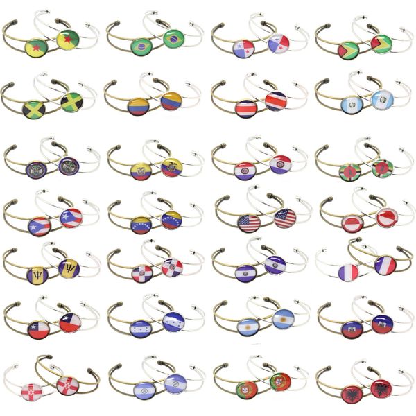 

if 200pcs ship by dhl world cup flag alloy bracelet bangle sports wrist strap alloy buckle football fans cmmemorative gift, Black