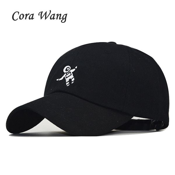 

cotton cartoon embroidery astronaut baseball cap men's summer cap embroidered ladies gorras planas snapback's casquette dad hat, Blue;gray
