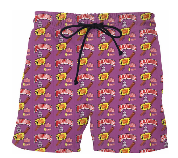 

new fashion backwoods short pants delicious chocolate sauce prints 3d shorts women men hipster beach shorts dk005, White;black