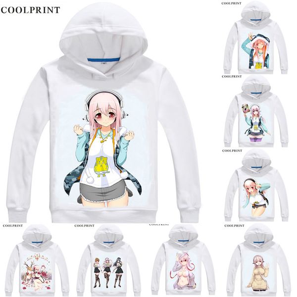 

soniani super sonico the animation hoodies hooded hoodie anime manga supa soniko sonicomi super sonico sonikoma red cosplay sweatshirts, Black