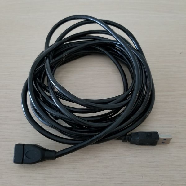 

usb 3.0 male to female data extension cable black 5m for pc motherboard diy