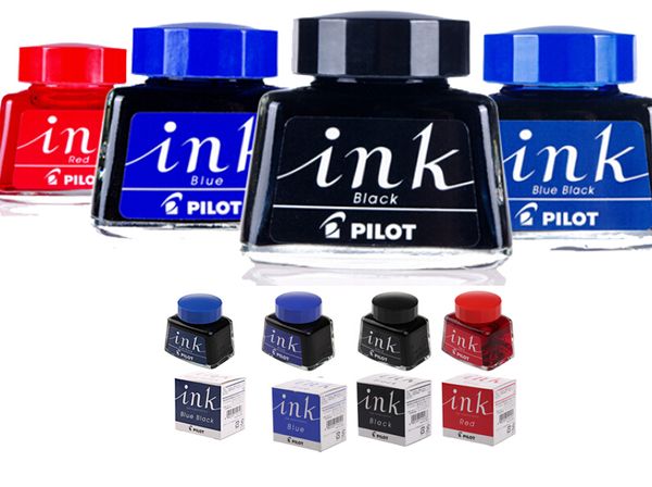 

2 pcs/lot fountain pen ink bottles 4 colors to choose original japan pilot ink-30 ing