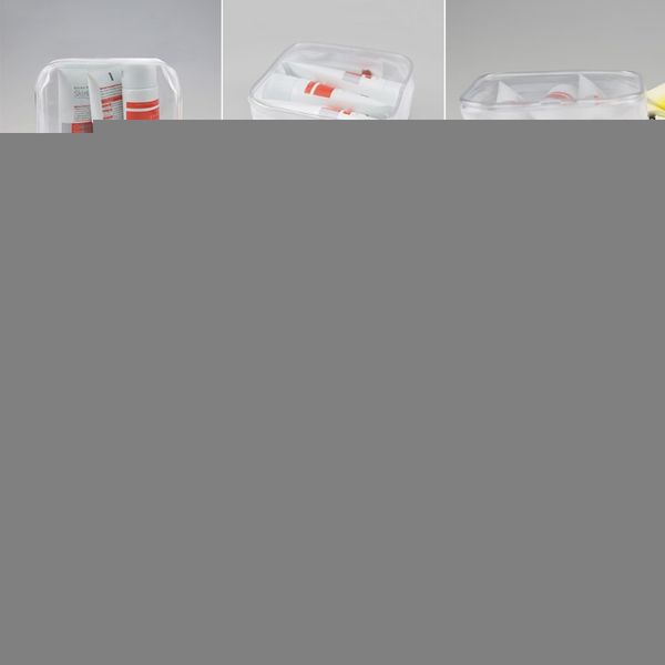 

pvc clear makeup cosmetic bag portable toiletry pouch transparent waterproof new