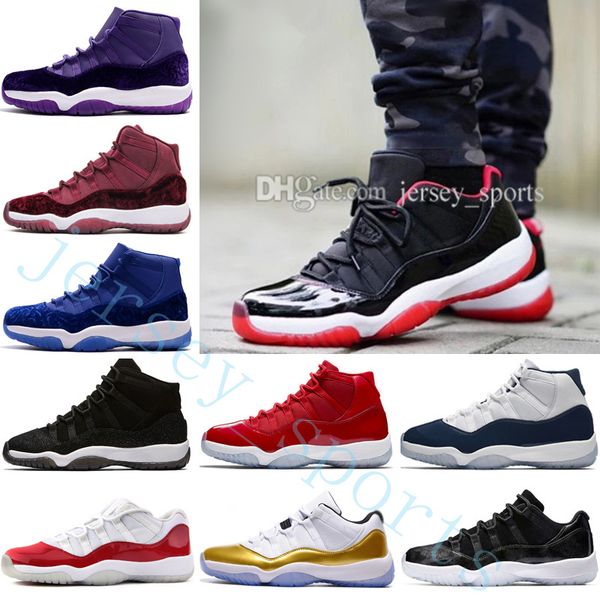

2018 man basketball shoes 11s 11 xi gym red 72-10 white olympic concord gamma blue varsity red navy gum sneaker metallic gold sneakers