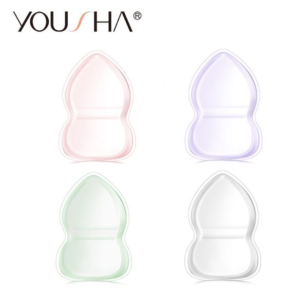 

youhsa make up foundation silicone blender blending puff transparent silica flawless powder sponge make up puff korean beauty