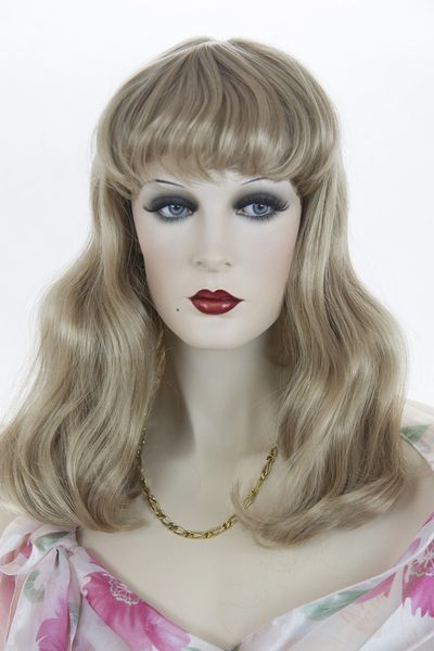 

honey ash blonde blonde long medium skin straight wigs, Black;brown