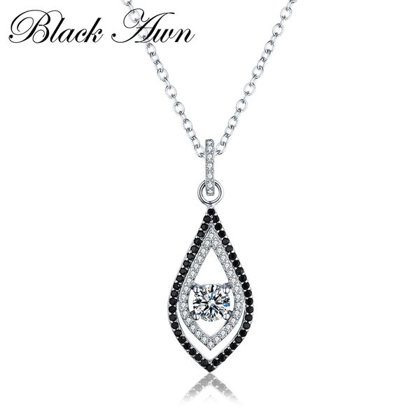 

classic 925 sterling silver fine jewelry necklaces pendants trendy engagement necklaces for women wedding pendant p088