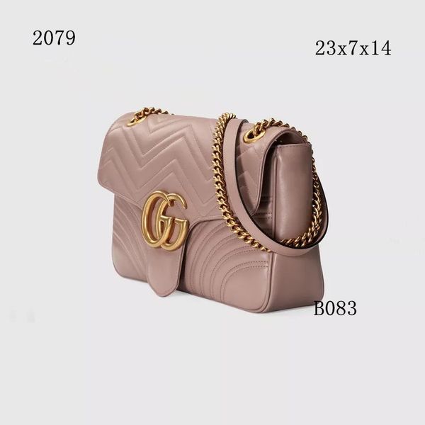 

Hot Marmont shoulder bags women luxury chain crossbody bag handbags famous designer purse high quality female message bag wallet pockets #75