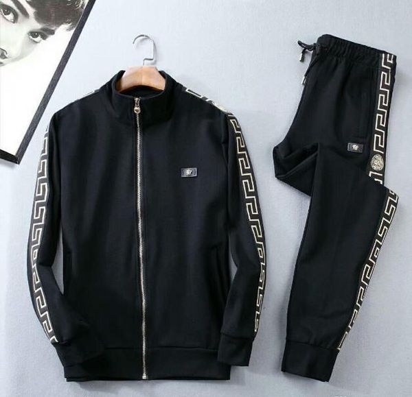 

18 pring and fall luxury men new de igner track uit autumn winter pant uit weat uit training jogging weat track uit