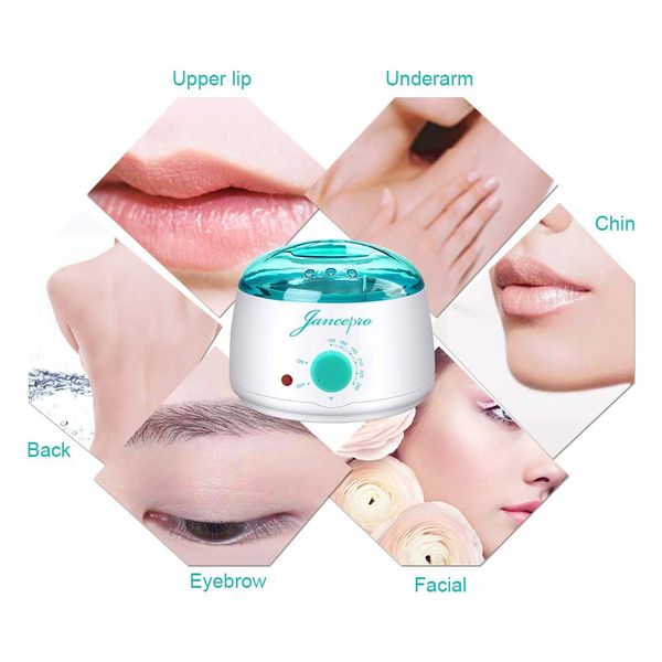 2019 Wax Heater Jancepro Electric Hair Removal Waxing Kit With 4