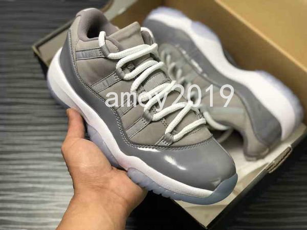 

2018 cool grey 11 low easter bred men basketball shoes 11s closing ceremony sports mens trainers athletics concord sneakers size 7-13