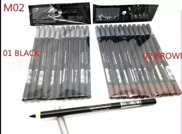 Factory Direct Shipping gratuito Nuovi occhi di trucco da 1,5 g matita per sopracciglia/eyeliner con affiliatore