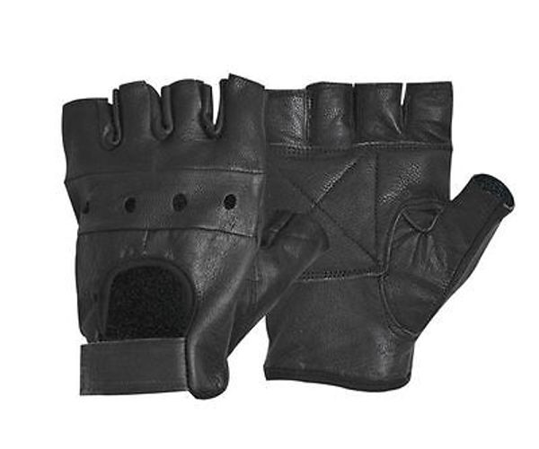 

men' pu leather gloves half finger fingerless gloves climbing bicycle anti skid fitness workout gym training sw55, Blue;gray