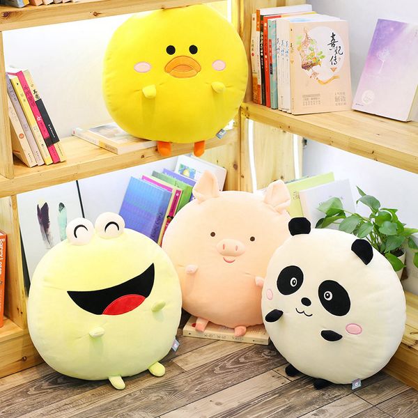 

40cm plush cute lovely stuffed baby kids toys for girls birthday christmas gift panda pigchicken doll pillow cushion